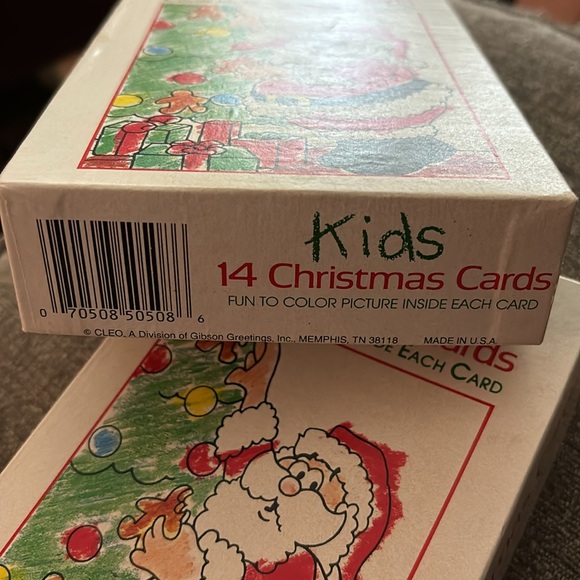 Cleo Christmas Kids Cards 1970s Classroom Project Home School Party Activity - Picture 2 of 6